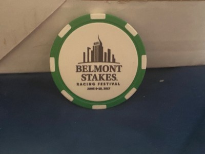151st BELMONT STAKES  2017 ORIGINAL BELMONT CHIP RACING FESTIVAL TAPWRIT CHIP