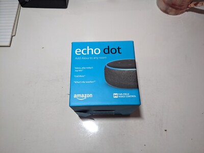 Amazon Echo Dot (3rd Generation) Smart Speaker - Charcoal