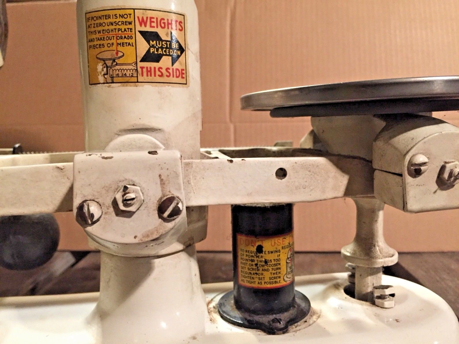 ANTIQUE VINTAGE DETECTO GRAM 16/ 1 OZ CANDY BALANCING SCALE 5D SERIES