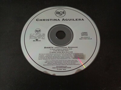 DIRRTY by CHRISTINA AGUILERA featuring REDMAN-Rare Collectible PROMO Single--CD
