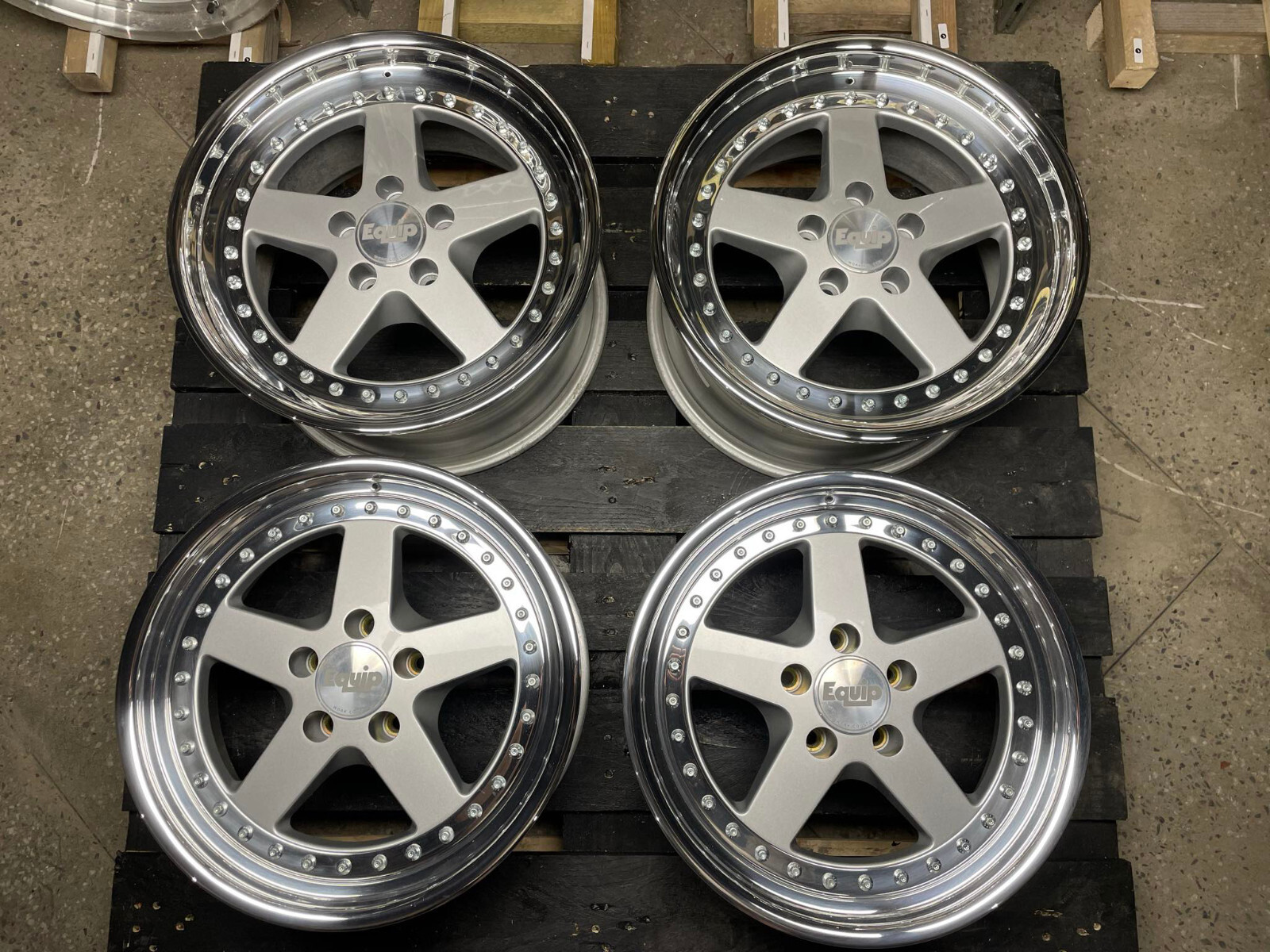 05-17 JDM Work Equip 05 8J +23 9J +40 5x114.3 3 Piece Wheel