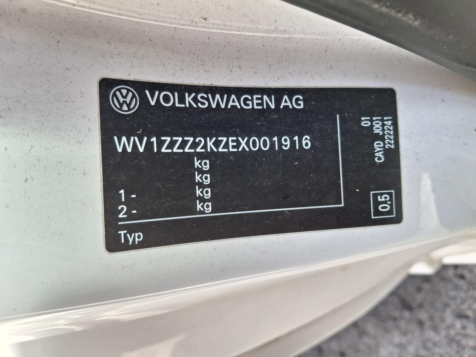 2013 Volkswagen Caddy 2010-2015 FRONT BAR REINFORCEMENT REINFORCEMENT 2K 08/10-06/1 image 8