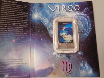 NIUE 2011 - 2 Dollars in Silber (1 Unze), PP in Farbe - VIRGO Zodiac Jungfrau