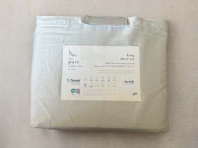 The Pure Collection By Indigo King Sheet Set 100% Natural Fibers Tencel 300TC