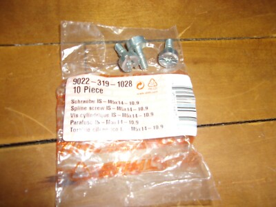 3 Pack Stihl OEM Spline Screw's (3) M5x14 MS 271 251 291 9022-319-1028 #GL-E2A3