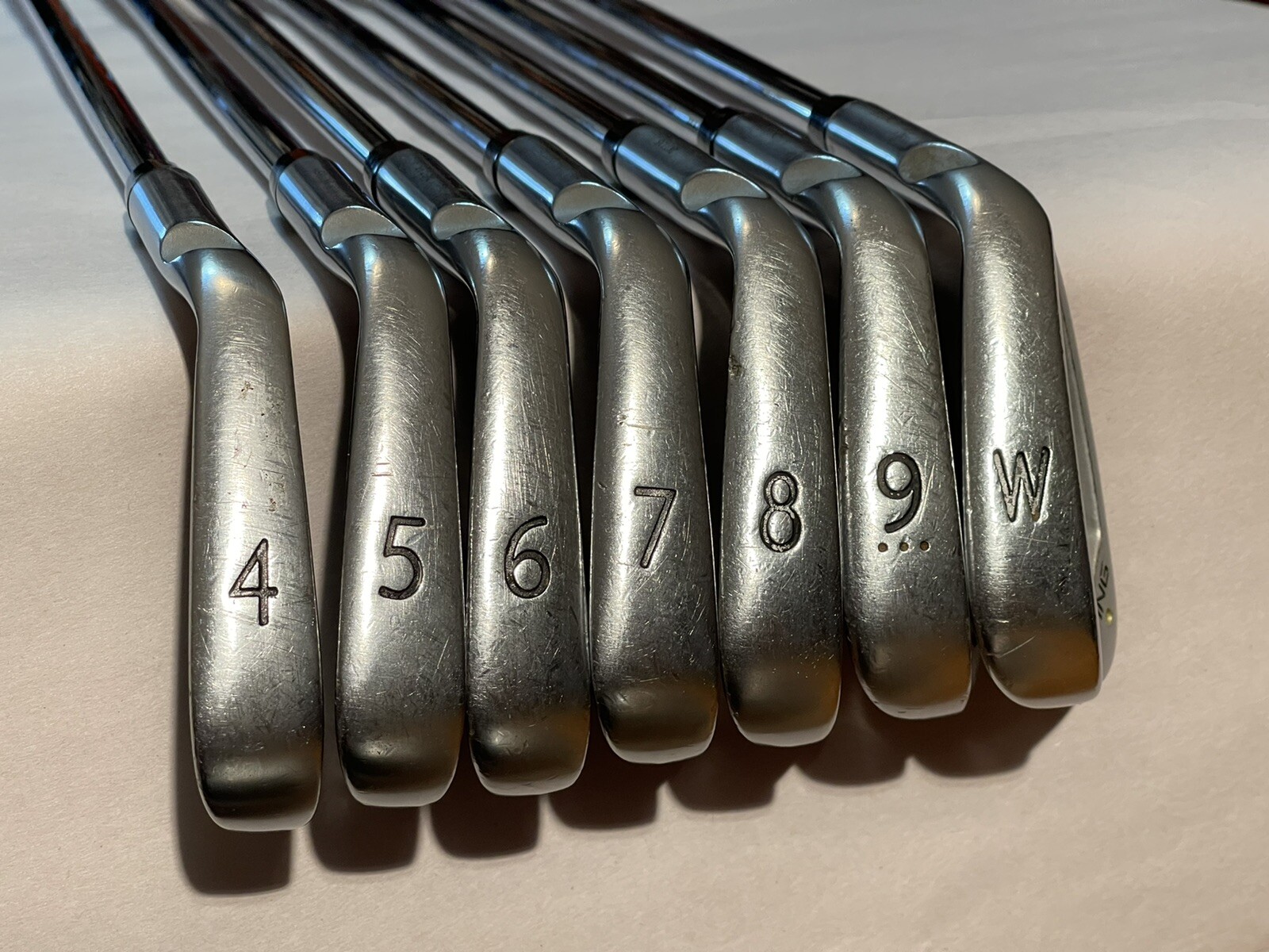 PING １W PING S56 Iron set 4-PW Gold Dot with True Temper Dynalite