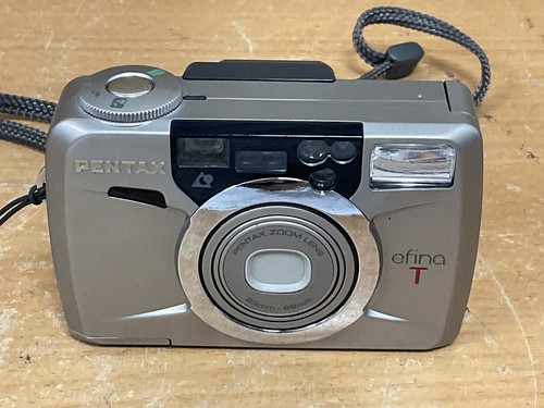 Pentax Efina T 35mm Camera – Compact Film Lens 23–69mm Vintage