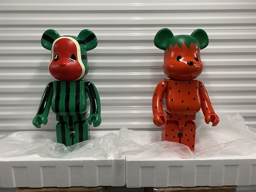BE@RBRICK - 本物 BE@RBRICK Levi&#39;s CLOT Strawberry 400% Bearbrick x CLOT Summer Fruits Snow Strawberry and Yellow