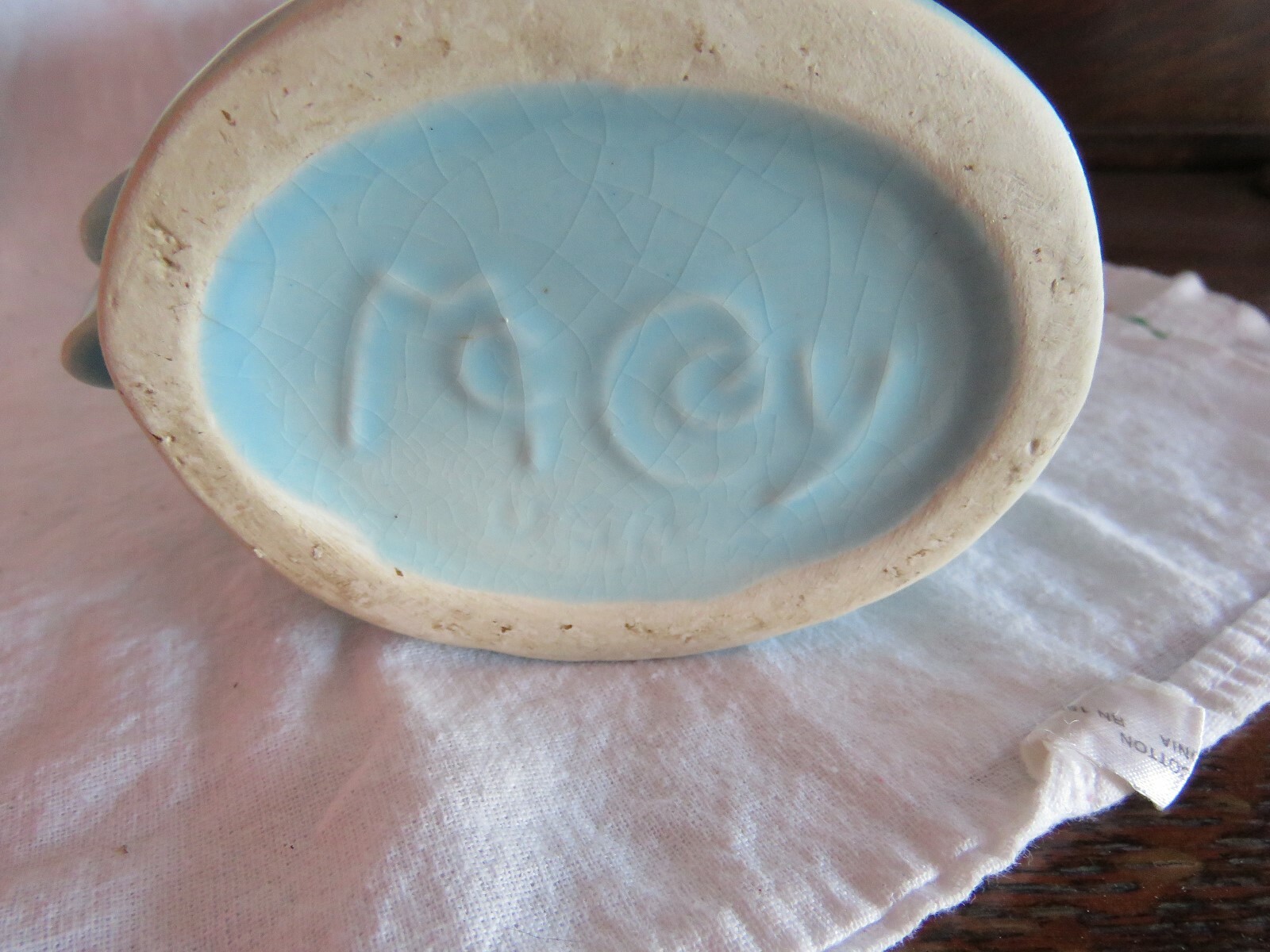 Vintage McCoy Bird Of Paradise Planter/Vase Strawberry planter, blue