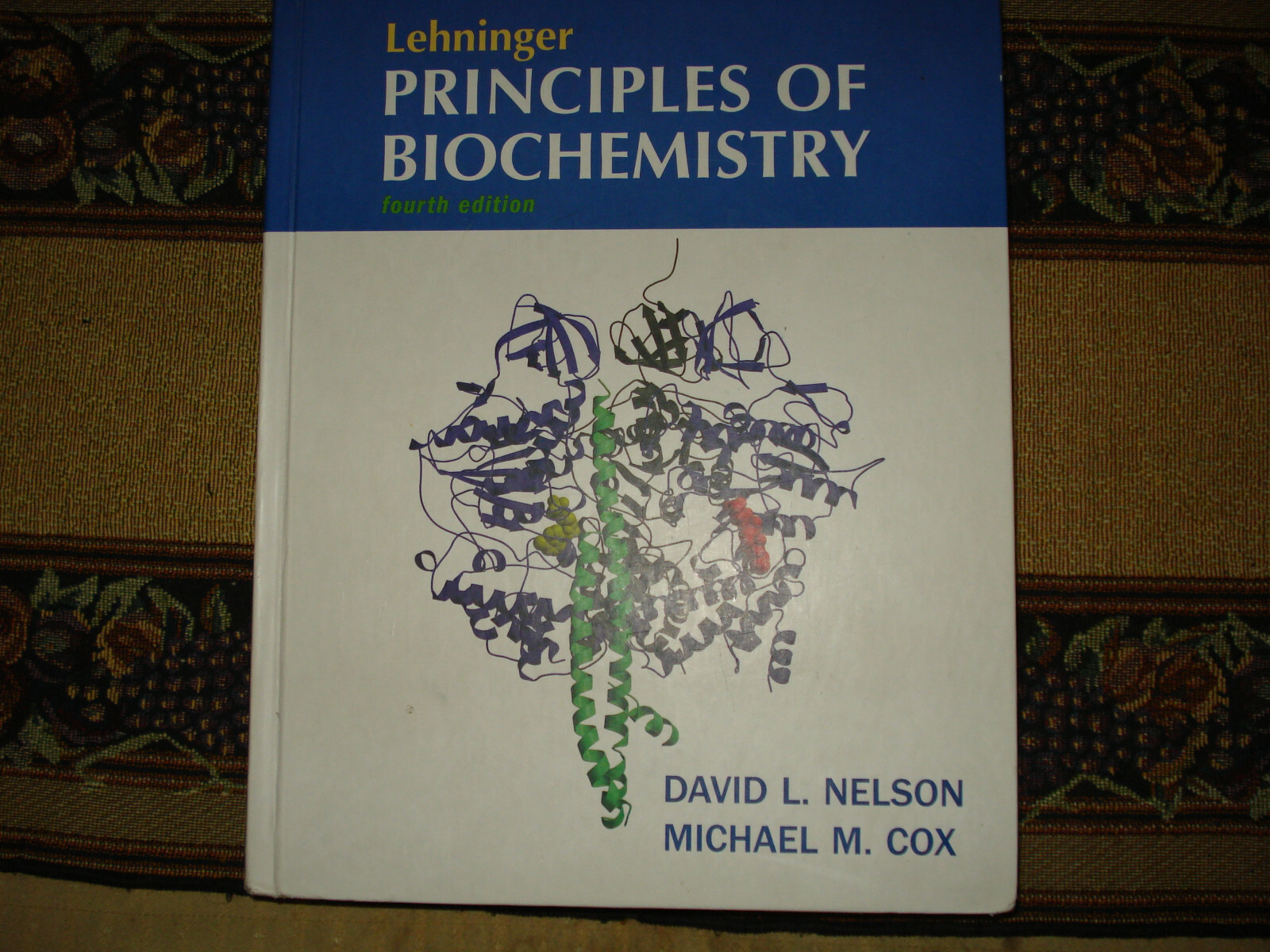 Principles of Biochemisrty by David L. Nelson and Michael M