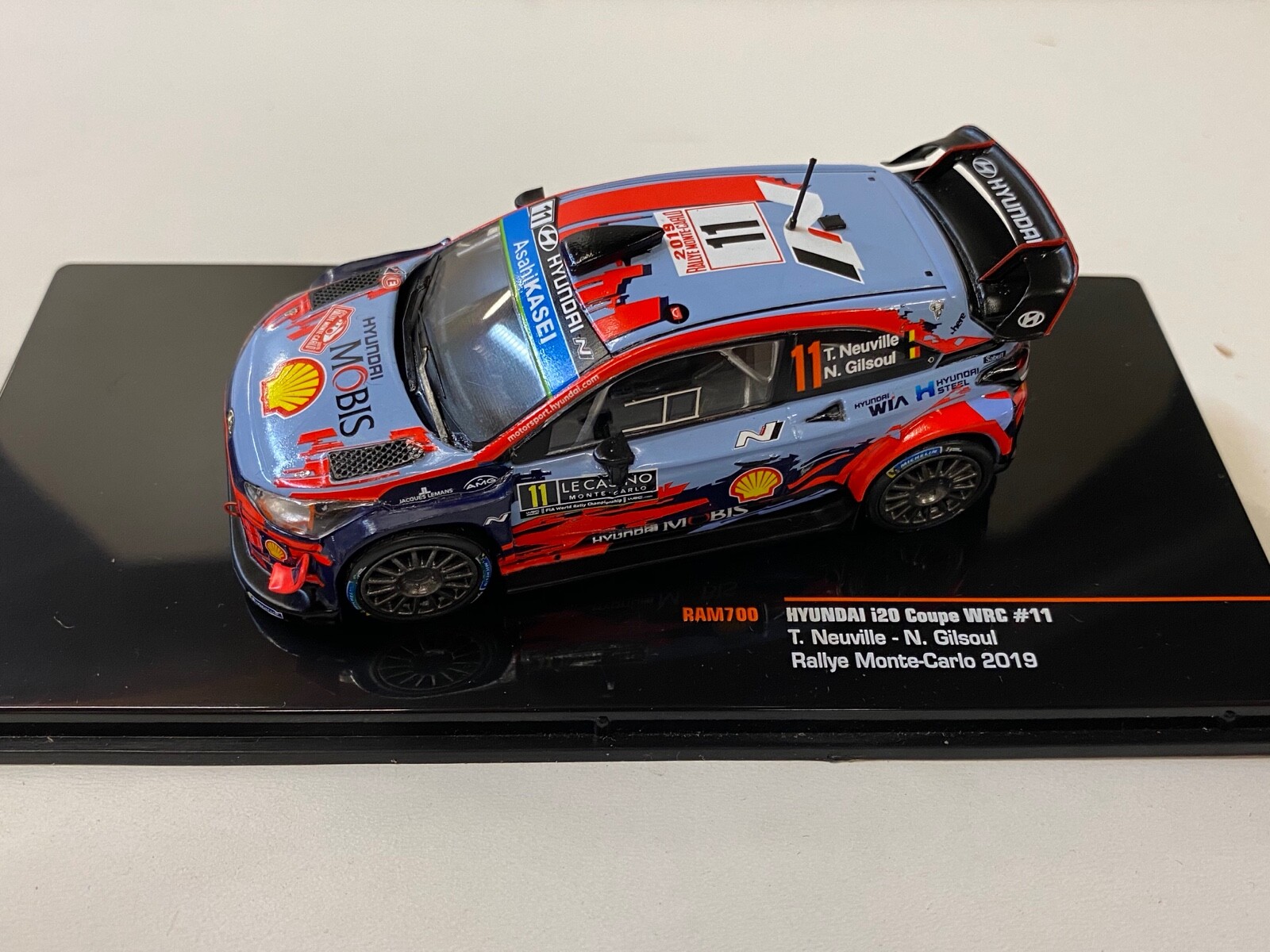 Hyundai i20 N WRC Rally ミニカー 1/43 Hyundai i20 Coupé WRC 2014 Neuville Rare WRC Rally Diecast