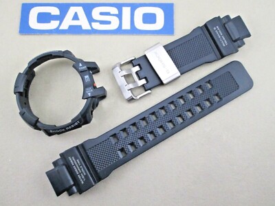 Casio G-Shock Gravity Defier GWA1100 GW-A1100 navy blue resin watch band & bezel