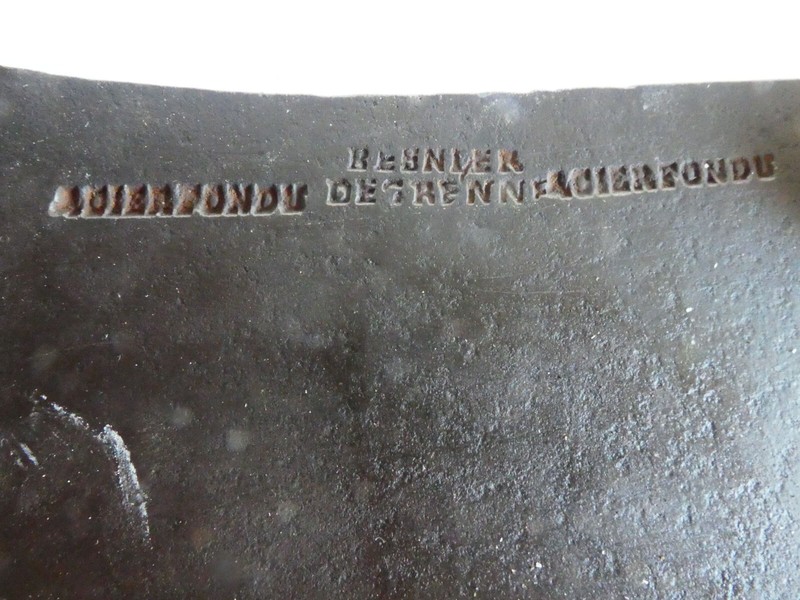 Ancien Couperet Feuille De Boucher Vintage