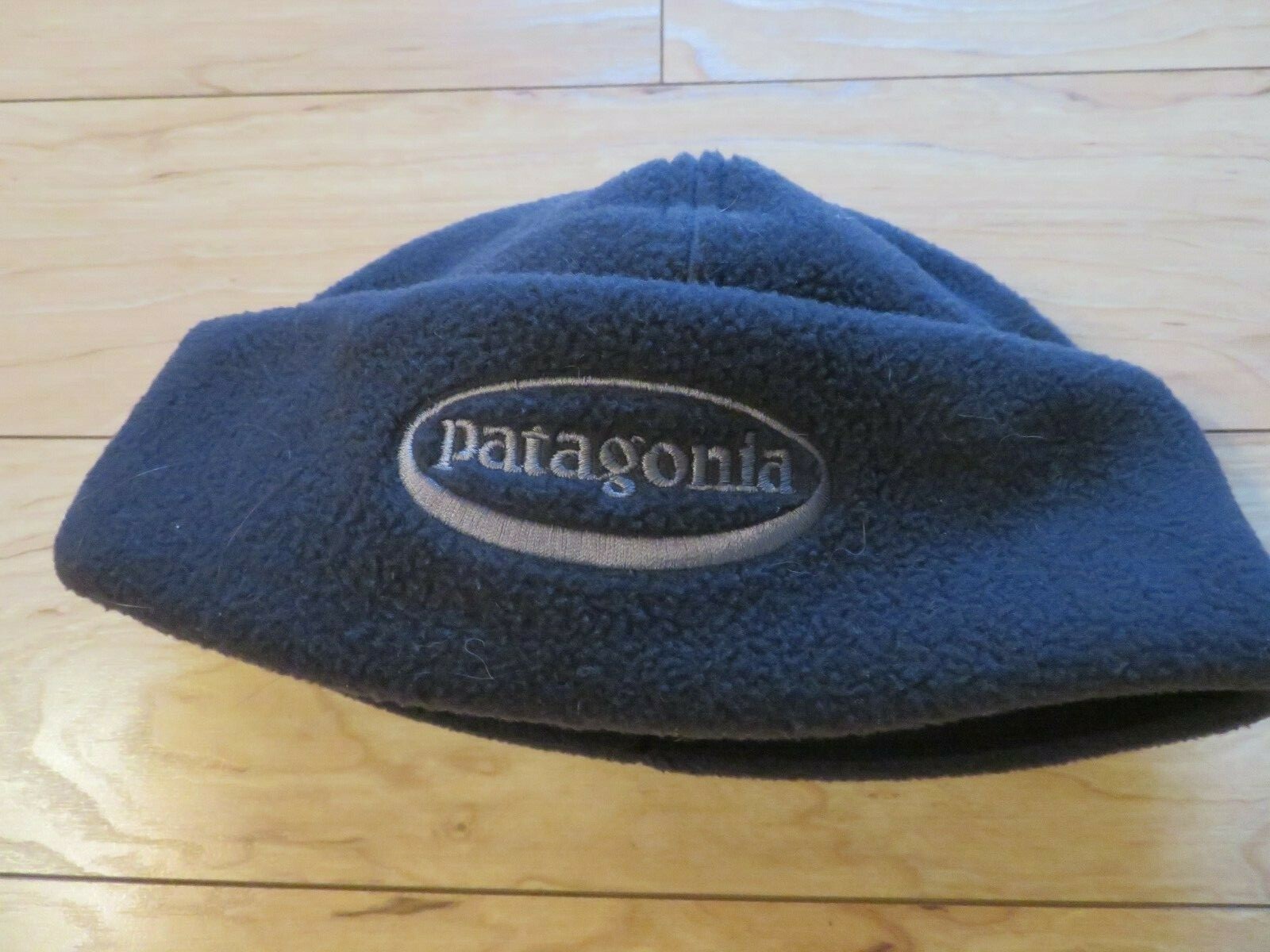 Patagonia fleece hat black dark gray 