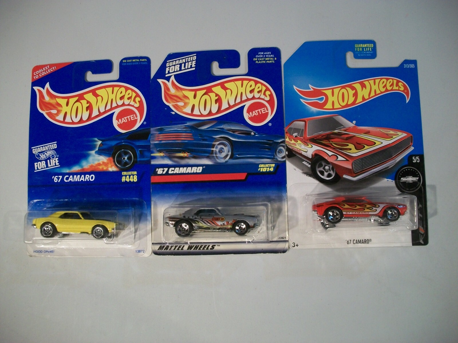 Hot Wheels '67 CAMARO 4台セット Hot Wheels '67 CAMARO 3 Variations #448 ~ #1014 ~ 5/5 Camaro