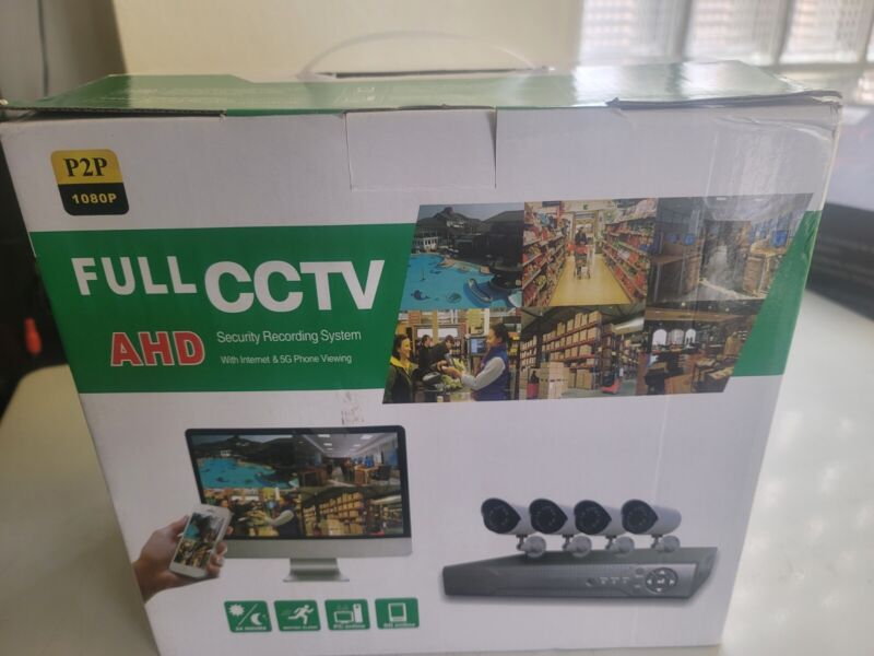 Gw 4khd Full Cctv Security Recording System With Internet & 5g Phone Viewing