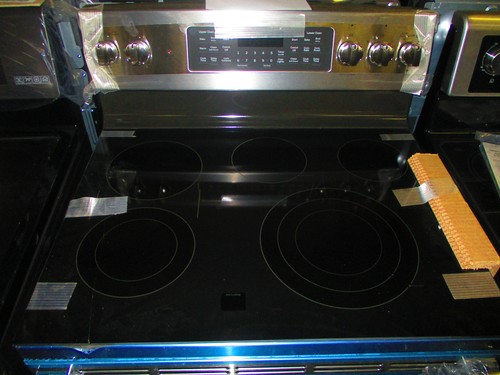 GE Profile 30-in Smooth  5-Element   Steam Convection Double Oven Electric Range