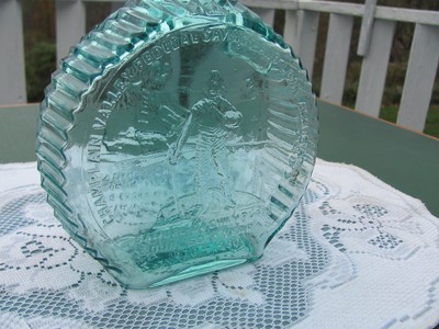 Clevenger Bros Glass 50 Year Commemorative Champlain Valley Savings Bottle Bank