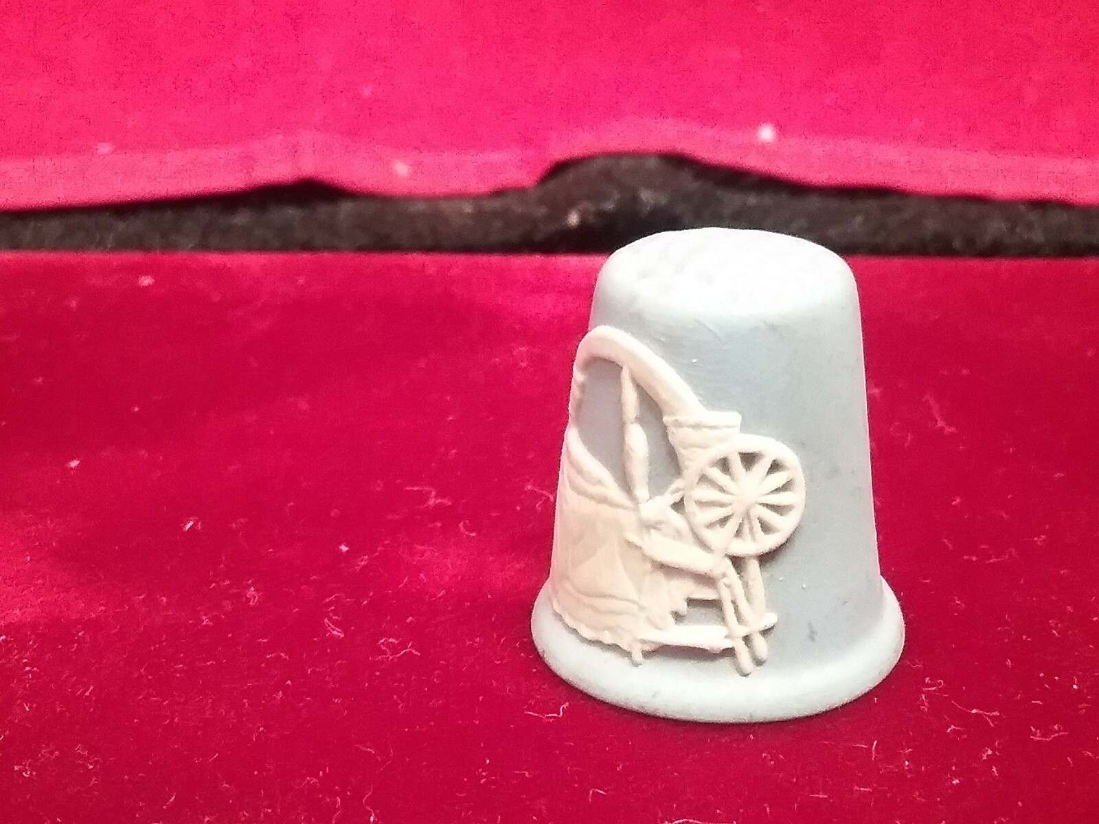 Wedgwood Jasperware Fairy Tale Thimble Sleeping Beauty England