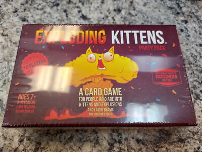 Exploding Kittens Party Edition - Awesome Games Party Board Game New!