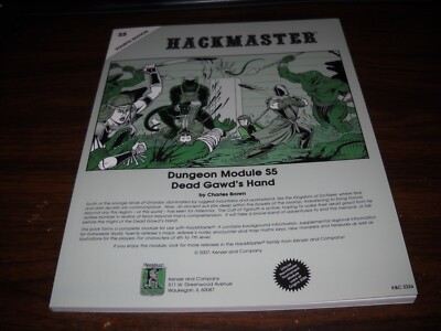 Hackmaster: Fourth Edition: Dungeon Module S5: Dead Gawd's Hand