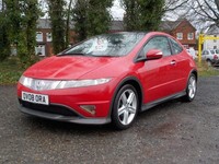 2008 Honda Civic 1.8 i-VTEC Type S GT 3dr HATCHBACK Petrol Manual