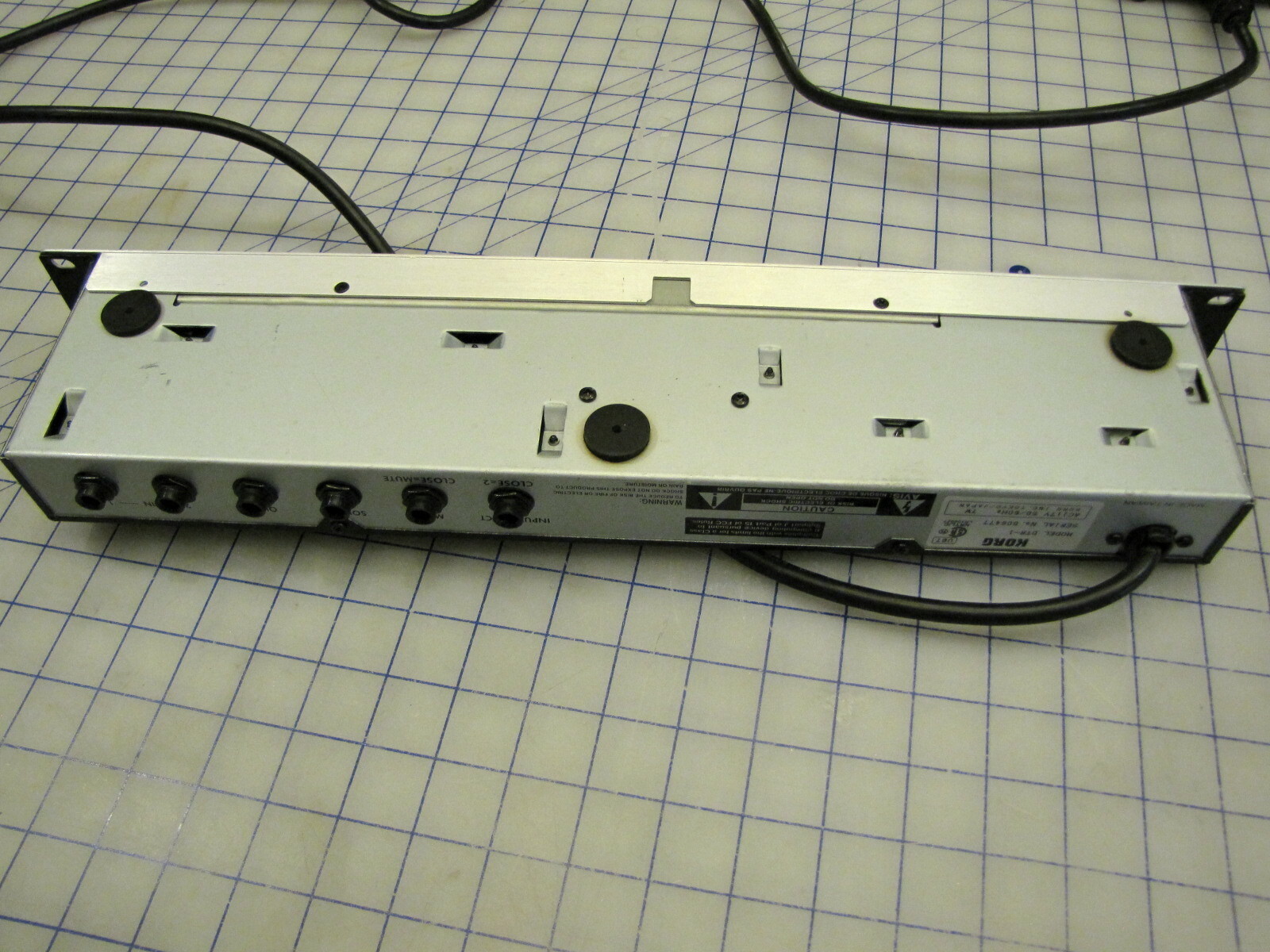 TONEWORKS KORG DTR-1 DIGITAL TUNER GUITAR TUNER CHROMATIC STROBE RACK MOUNT