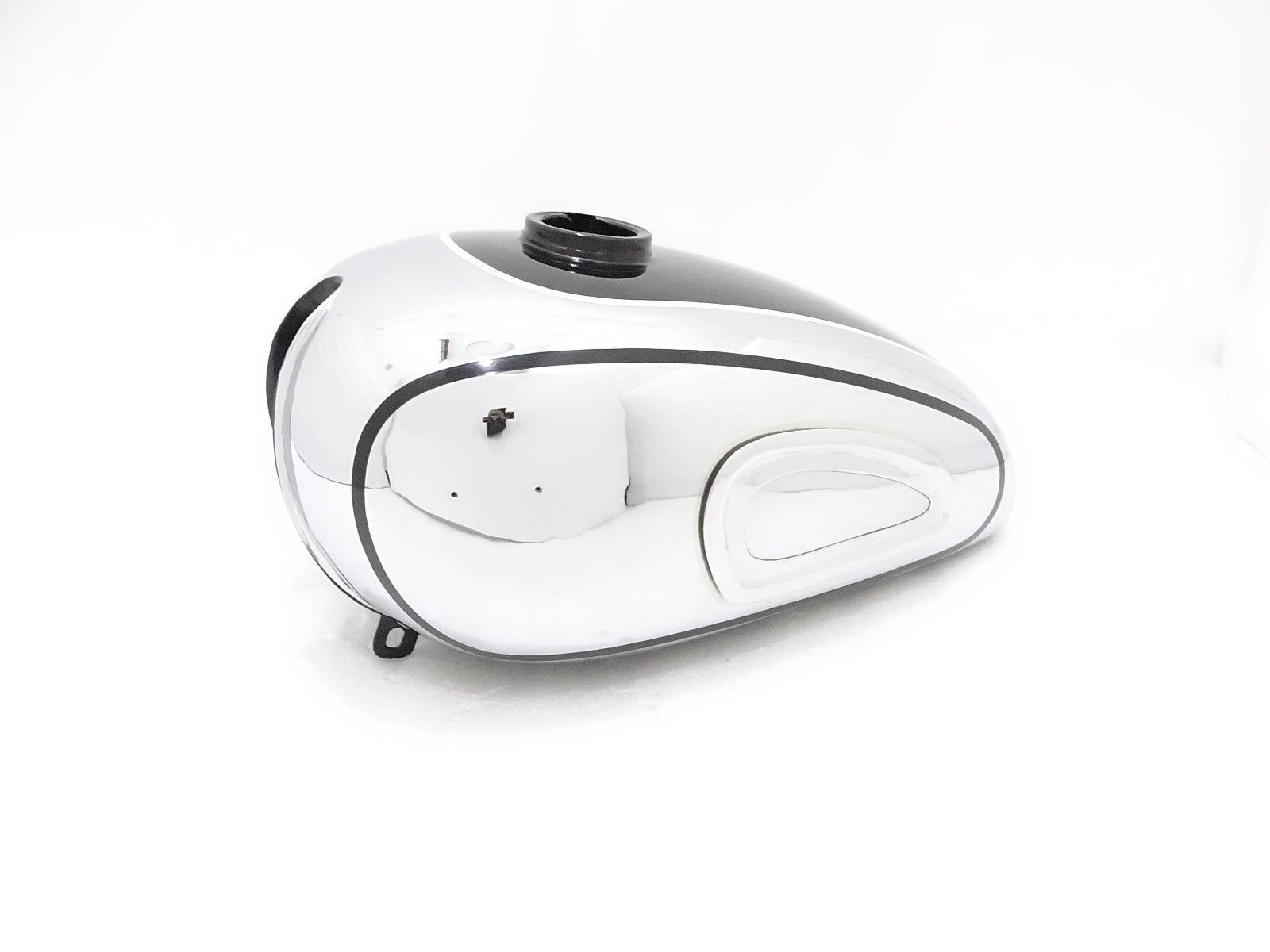 HOREX RESIDENT BOTTOM BLACK CHROME FUEL PETROL TANK 