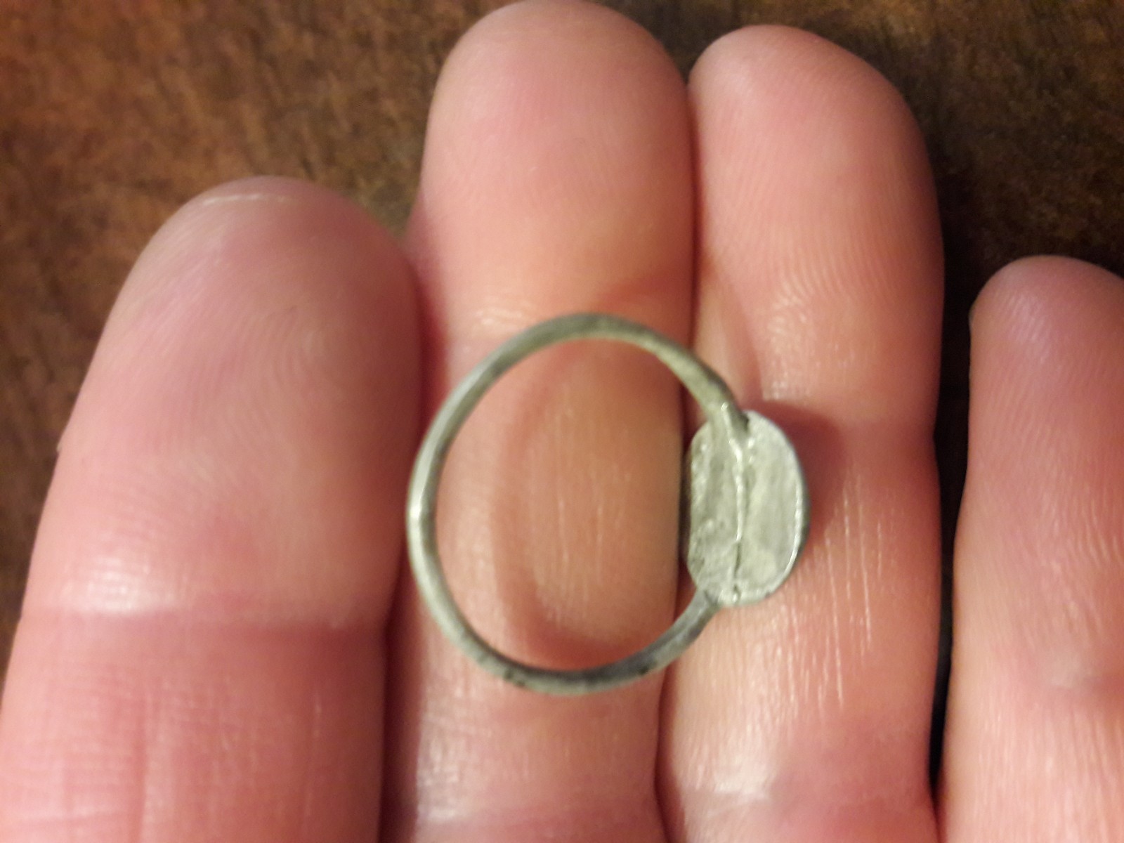 Ancient Roman silver ring