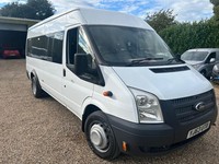 2013 ford transit 135 T430 xlwb 17 seater minibus 89300 miles s/history