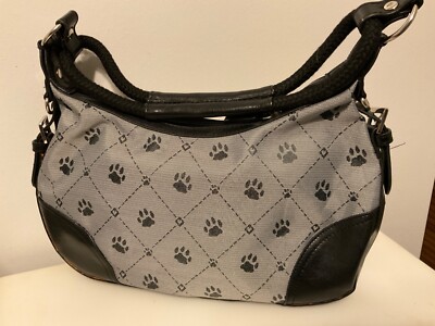 Animal Rescue Site Paws and Hearts Compact Hobo Bag