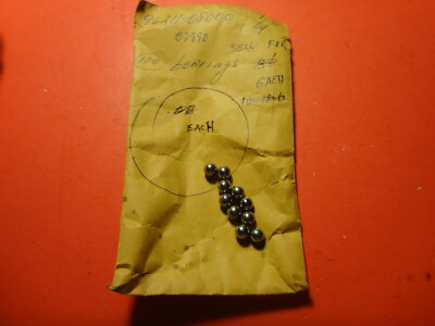 NOS OEM HONDA CR125M CR250M CBX CR450 ELSINORE XR75 BALL #8 QTY10 96211-08000