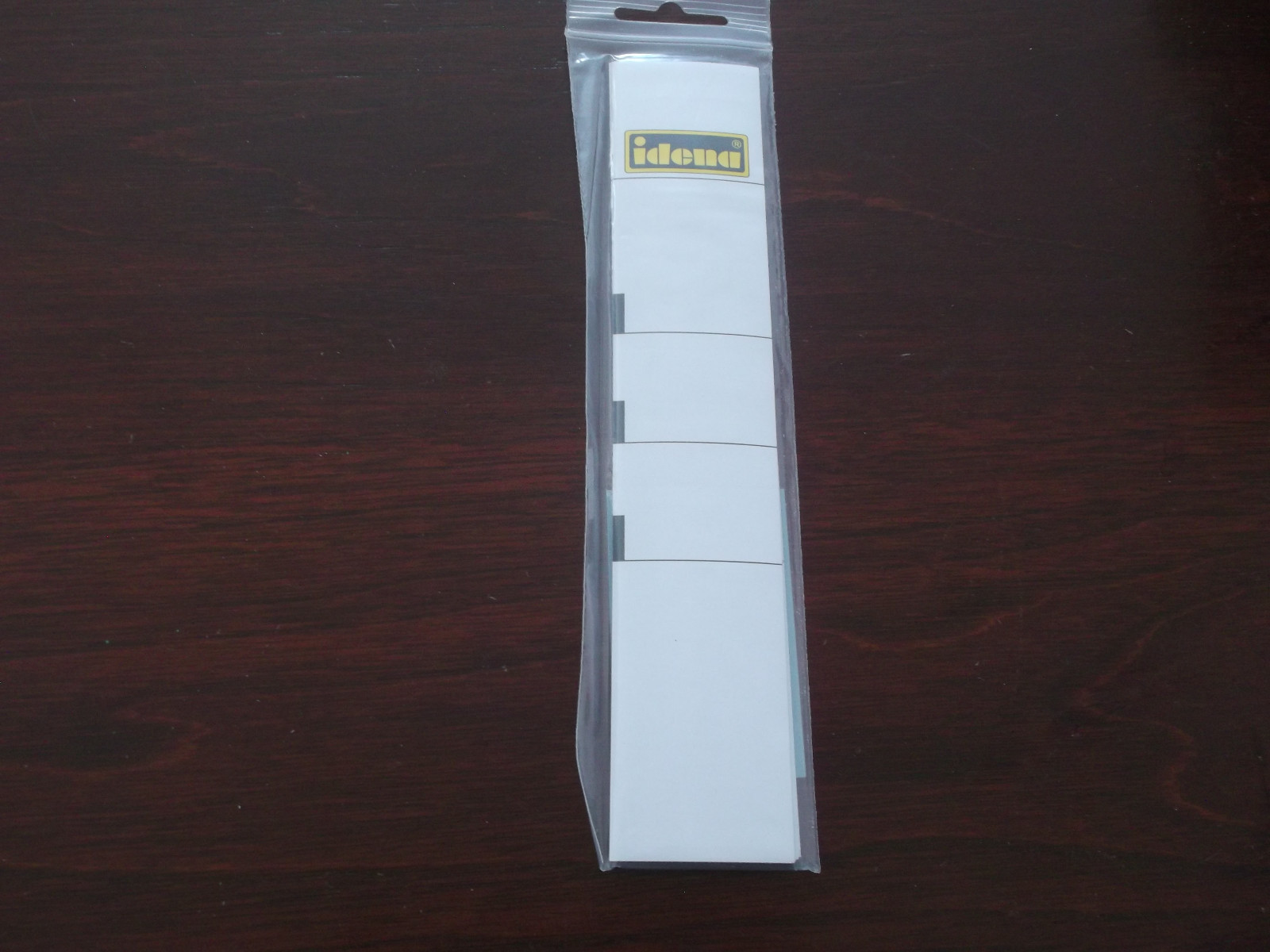  Idena Ordner-Rückenschild, 10 Stück, kurz, für 5 cm Rücken, weiß