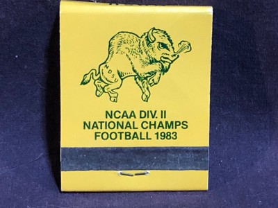 Matchbook NDSU Fargo ND 1983 Football National Champs