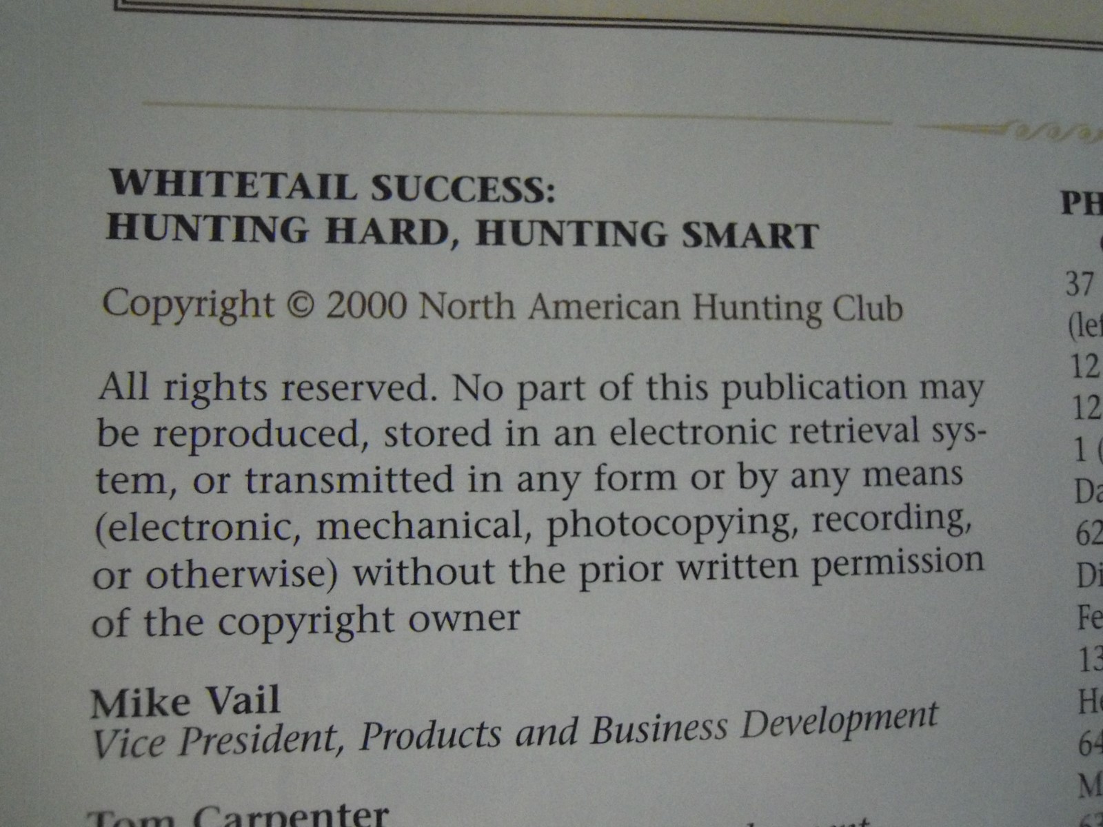 Lot of 3 NORTH AMERICAN HUNTING CLUB Books on Whitetail Deer Hunting