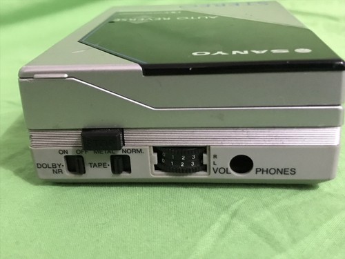 Vintage Sanyo M-G80D Stereo Cassette Player Auto Reverse - Sold As Is