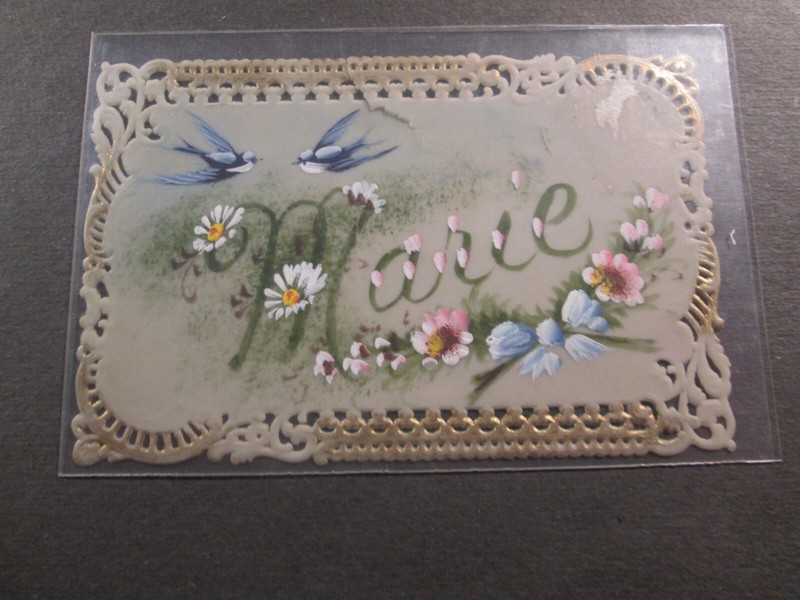 Carte Postale Fantaisie - Celuloide PrÃ©Nom Marie