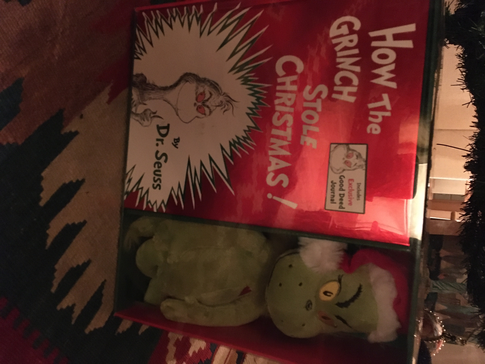 How the Grinch Stole Christmas Book ONLY NO include toy/journal/box