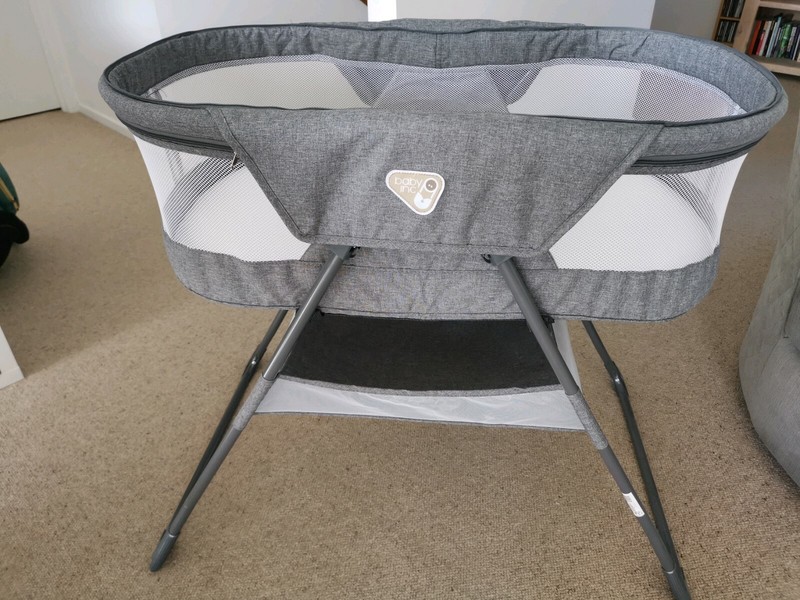 baby inc sonno bassinet silver birch
