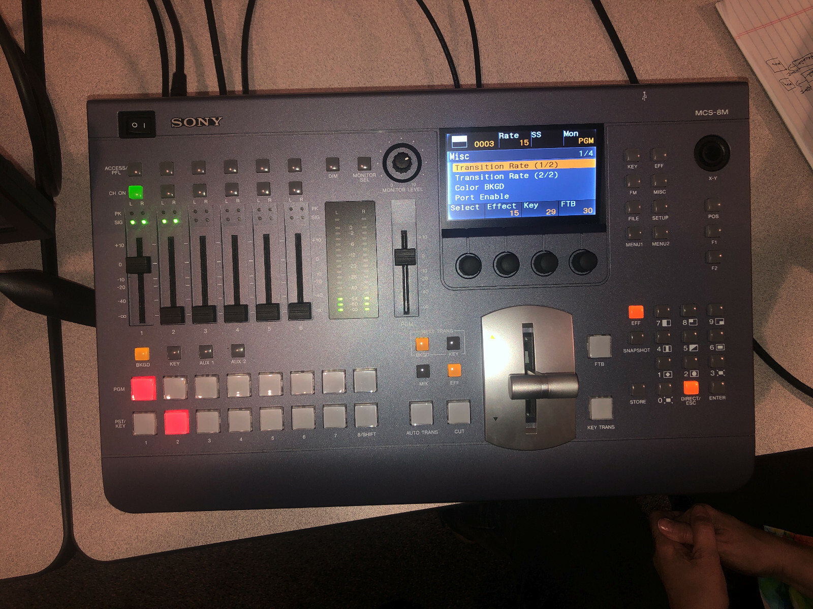 Sony MCS-8M HD/SD Video Compact Switcher w/PwrCrd (No Sony MCS-8M HD/SD Video Compact Switcher w/PwrCrd (No