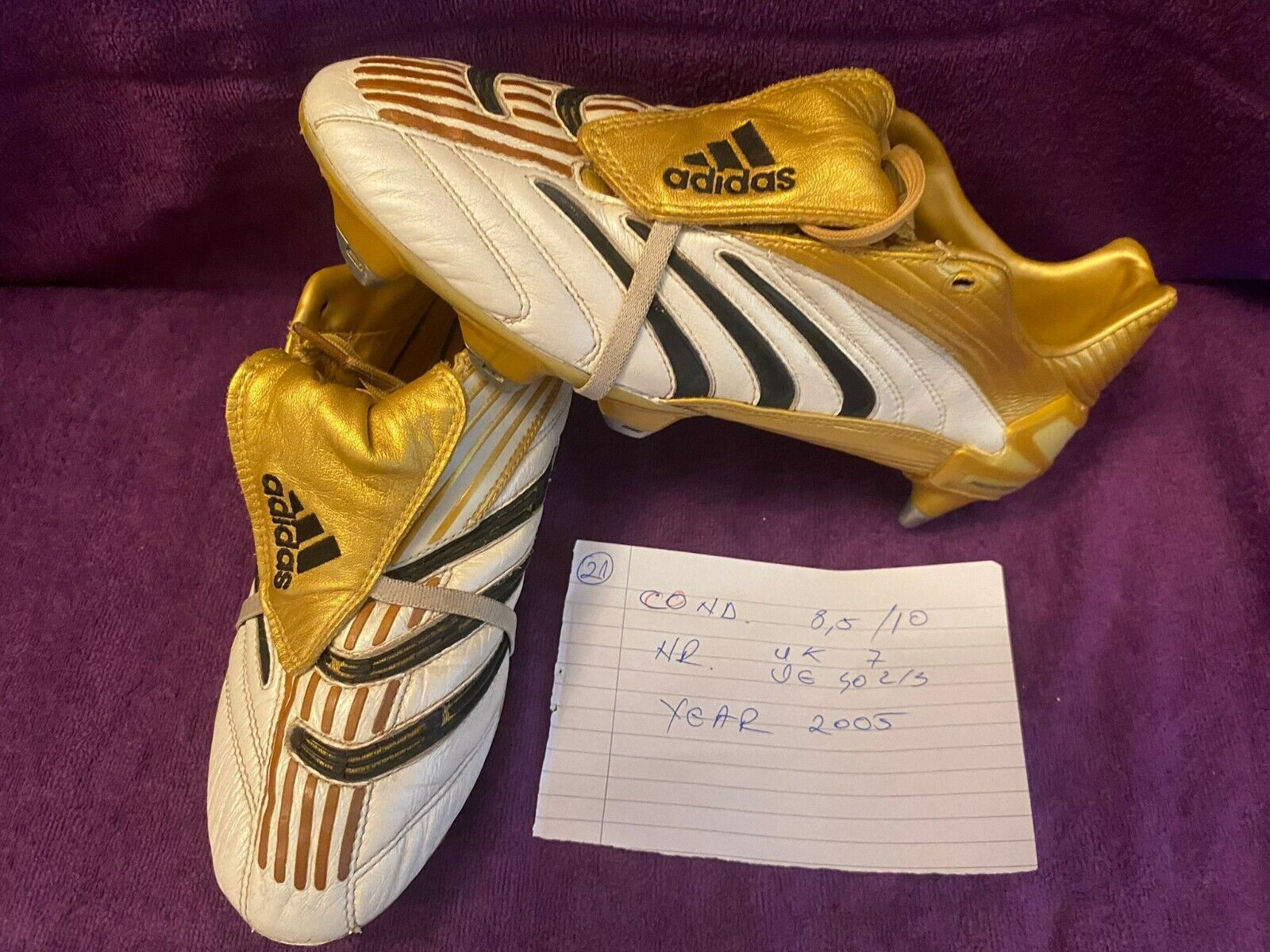 Adidas Predator Absolute Zidane gold/white | eBay Adidas Predator Absolute Zidane gold/white | eBay
