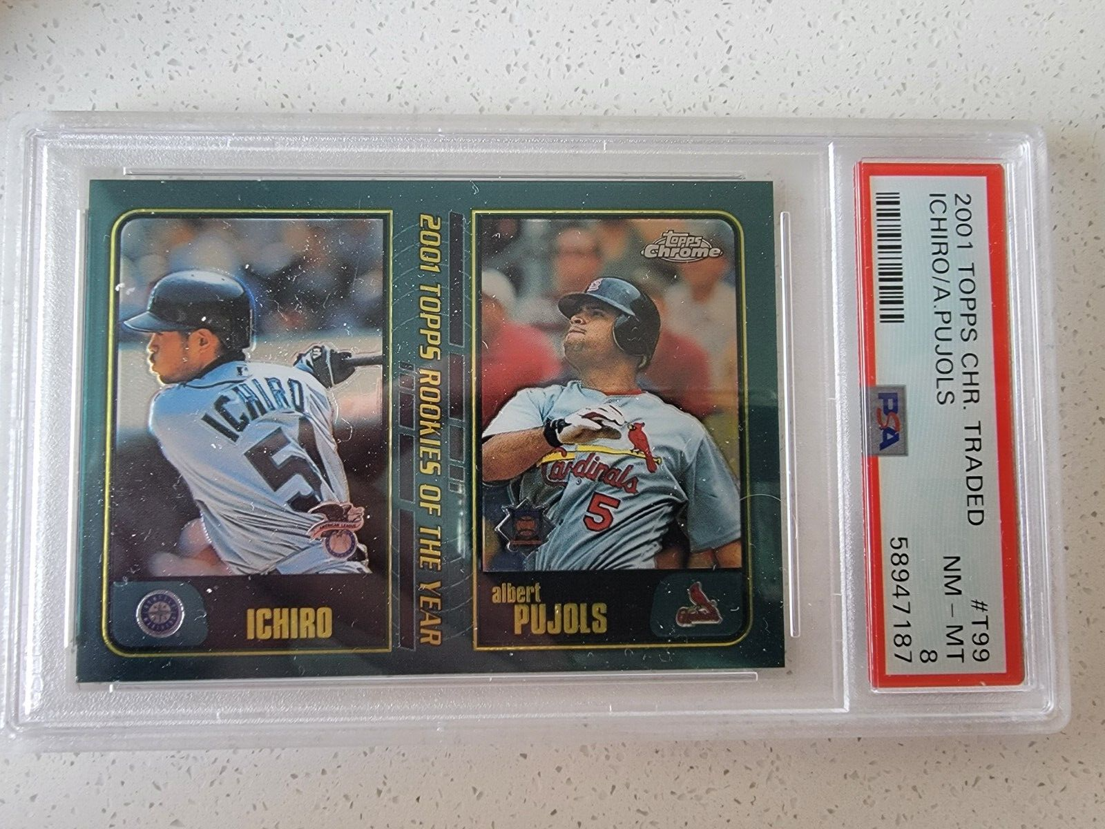 イチロー ルーキー‼️TOPPS CHROME ICHIRO PUJOLS RC イチロー