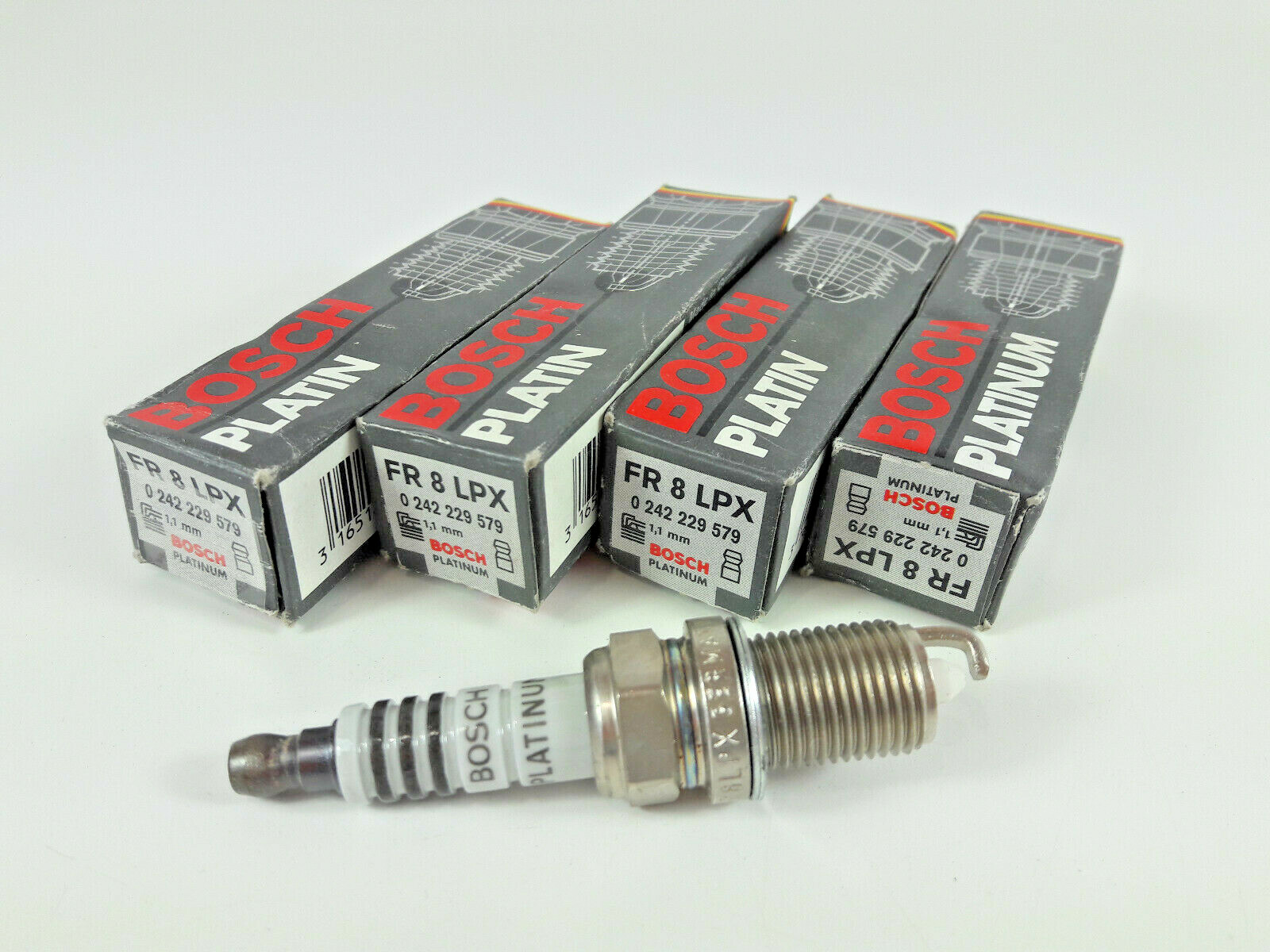 1x BOSCH Spark Plug FR8LPX 0242229579 PLATIN 1,1mm GAP | eBay