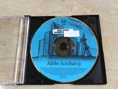Adobe Acrobat 5.0 Full Version 5.0.5 CD with License Number