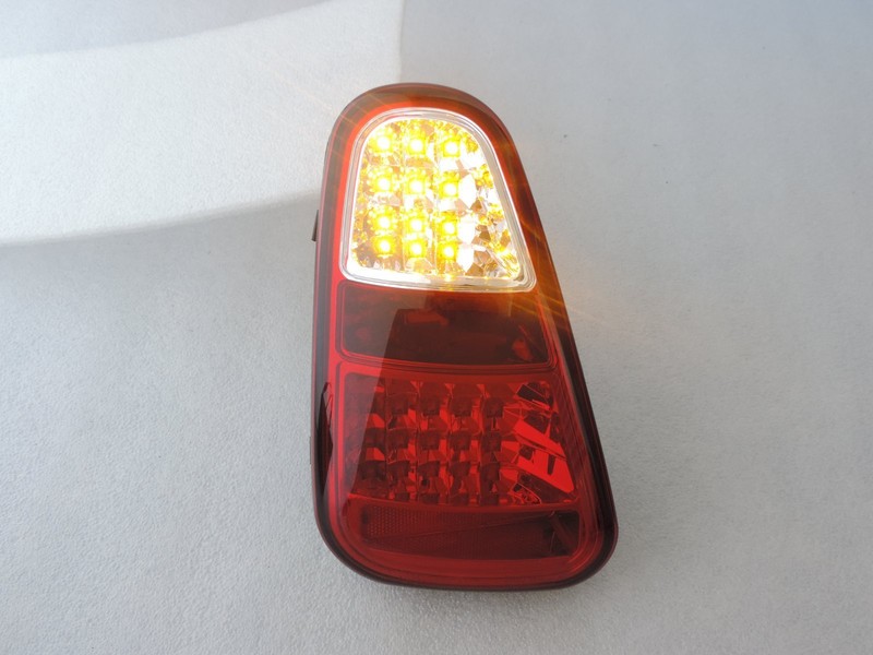01-04 MINI COOPER R50 R52 R53 JCW RED CLEAR JDM LED TAIL LIGHTS