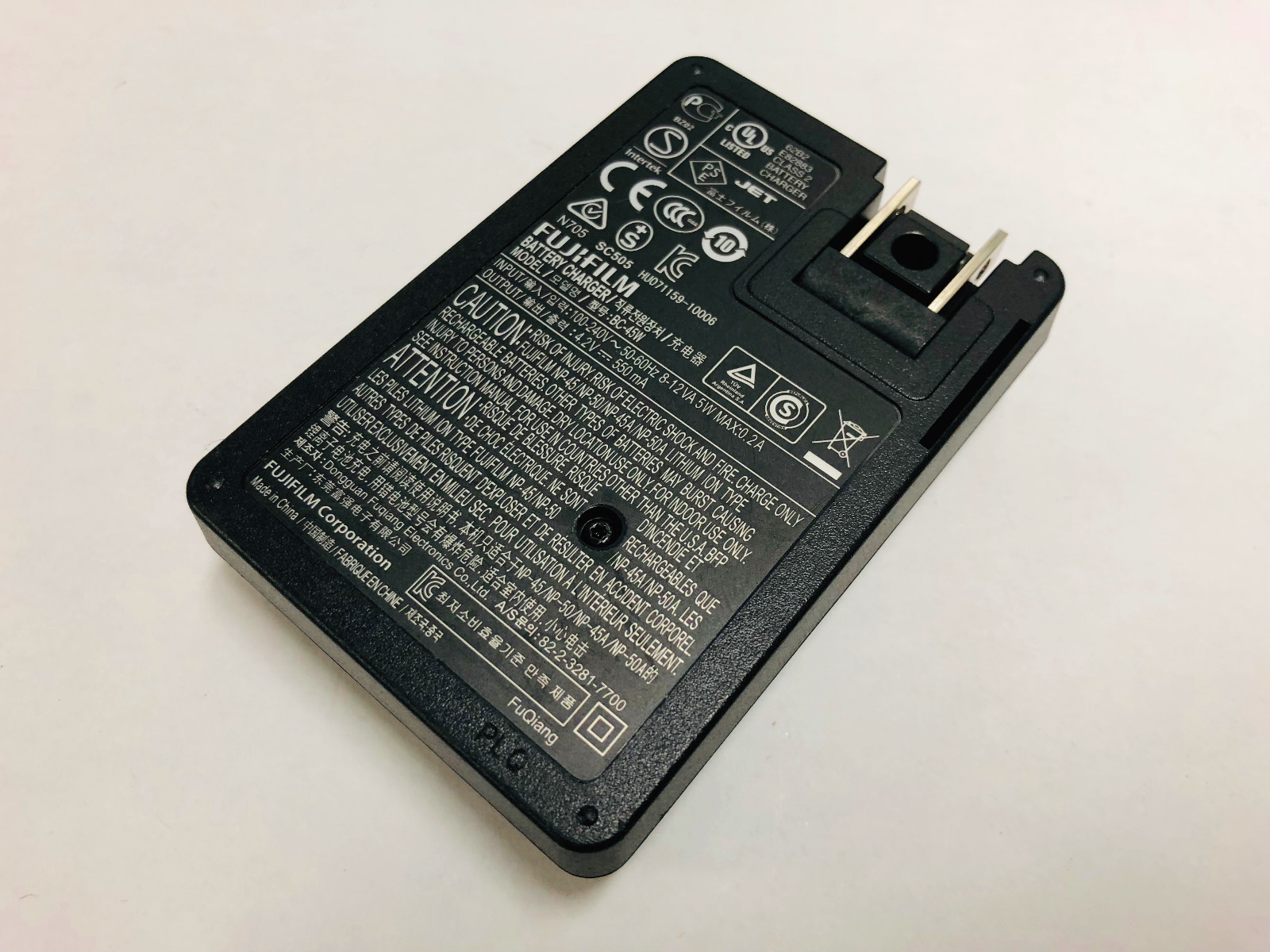 Fujifilm BC-45W Charger NP-45 NP-45A NP-50 Battery Charger