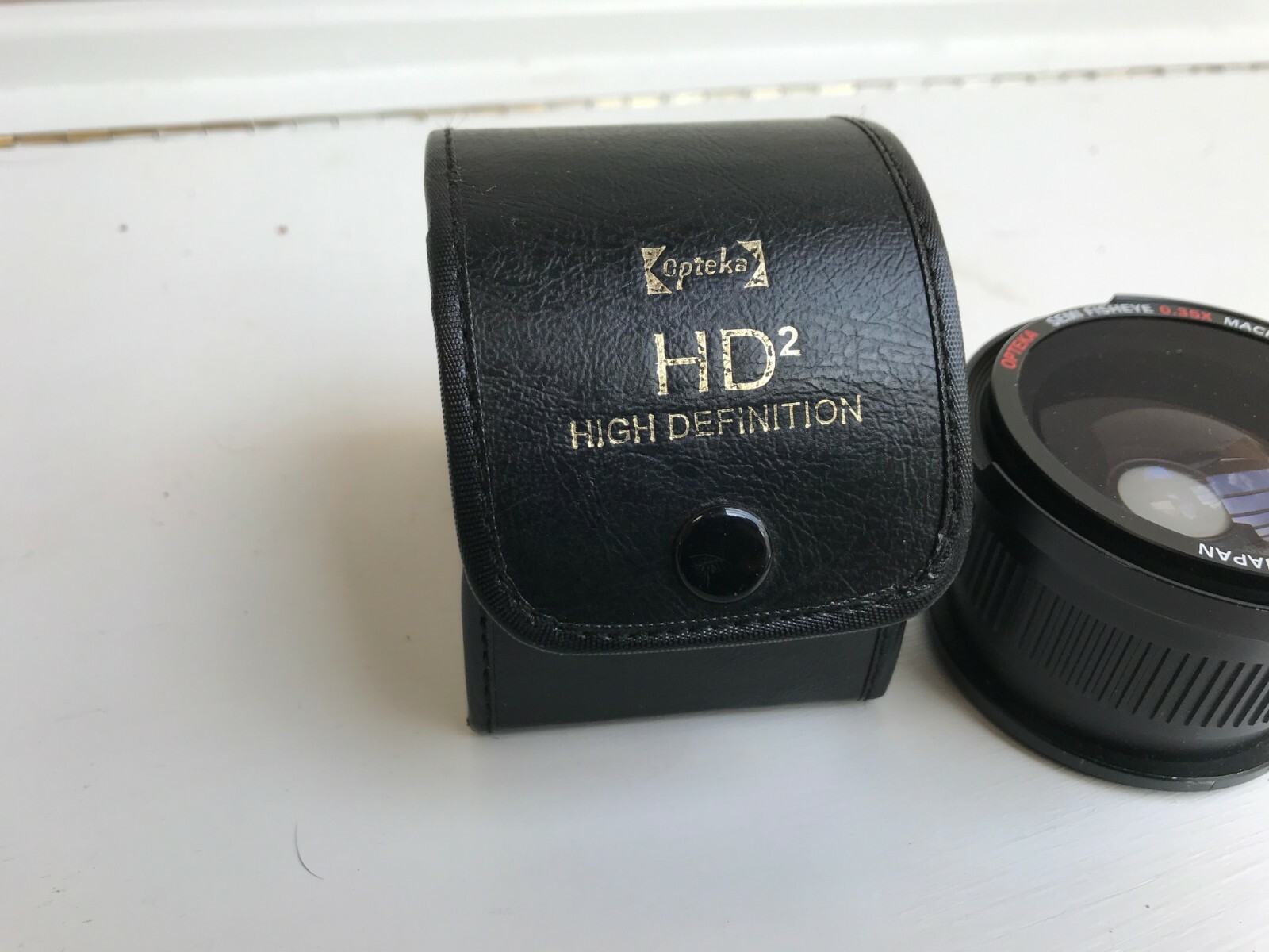 Opteka Semi Fisheye 0.35x Macro Lens Camera Lens HD2 with Case 58mm