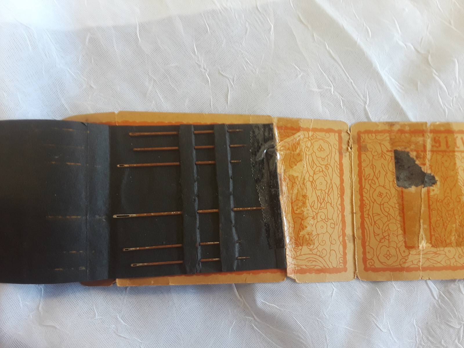 Vintage Army and Navy Thread Card Needle Book Diamond Sharps Eagle Plane Ship