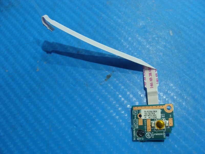 Lenovo ThinkPad X1 Carbon 4th Gen 14" Power Button Board w/Cable 00jt819