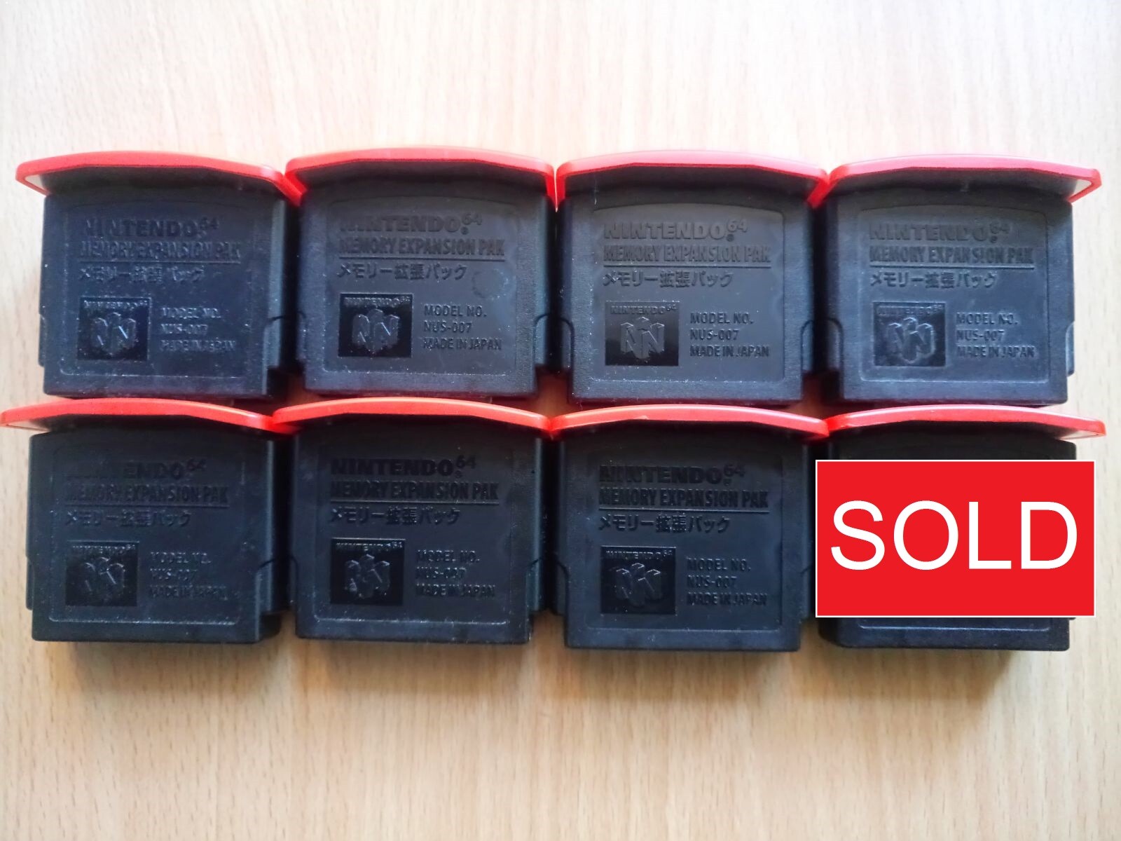 64メモリー拡張パック NUS-007 3点セット Nintendo 64 Memory Expansion Pak N64 High resolution pack